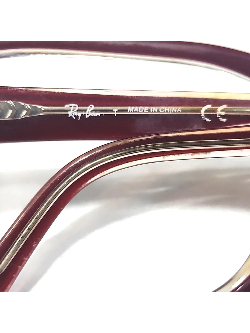 Ray Ban RB5268 5738 Large Red Square Eyeglasses 55-18 145  WA